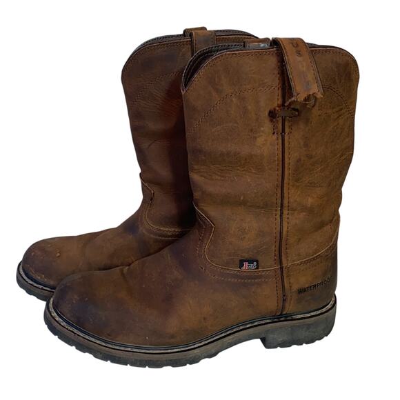 Justin Boots Drywall Waterproof Work Boots WK4960 Size 10EE Wide - Picture 8 of 14